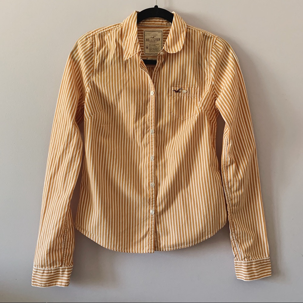 Hollister Stripped Button Down Shirt